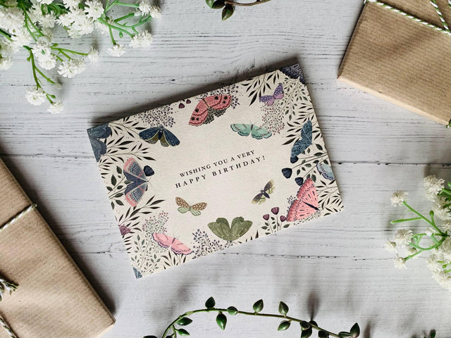 Butterfly Birthday Card - The Blossomist