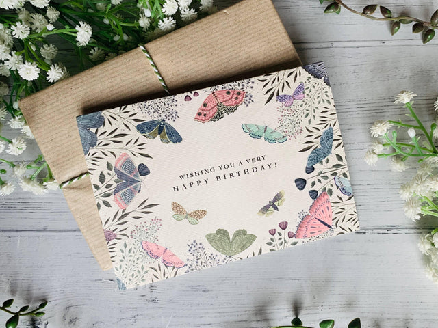 Butterfly Birthday Card - The Blossomist