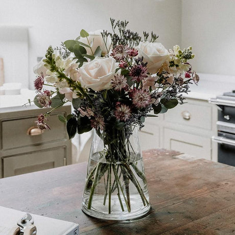 Roses, Snapdragons and Astrantia with Milk Chocolate Truffles - The Blossomist
