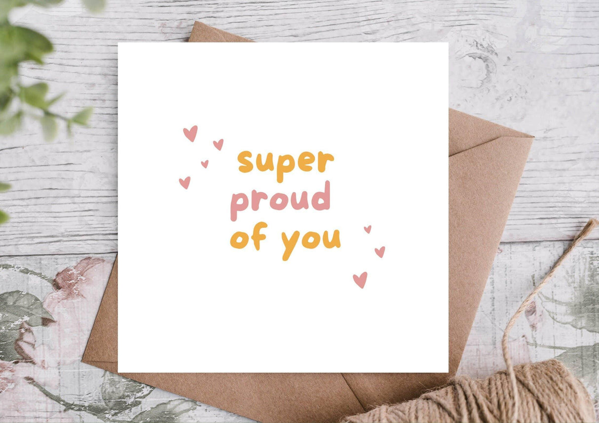 So Proud Of You Graduation Card - The Blossomist