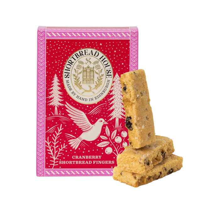 170g Shortbread Fingers with Cranberries - Food - The Blossomist
