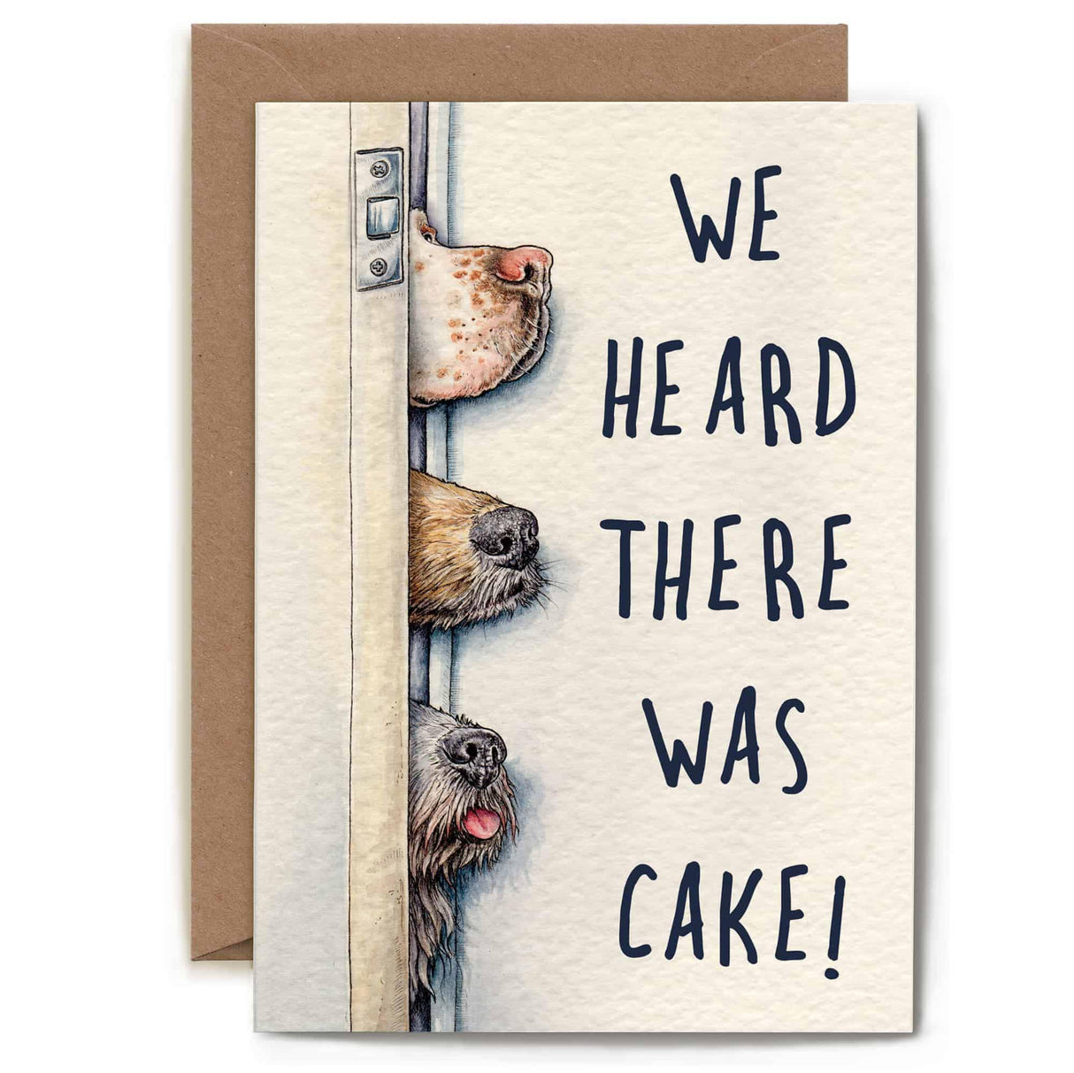 Heard There Was Cake Card - Birthday Greetings Card - The Blossomist
