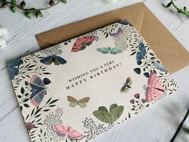 Butterfly Birthday Card - The Blossomist