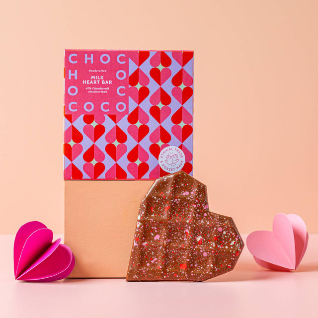 47% Colombia Milk Chocolate Heart