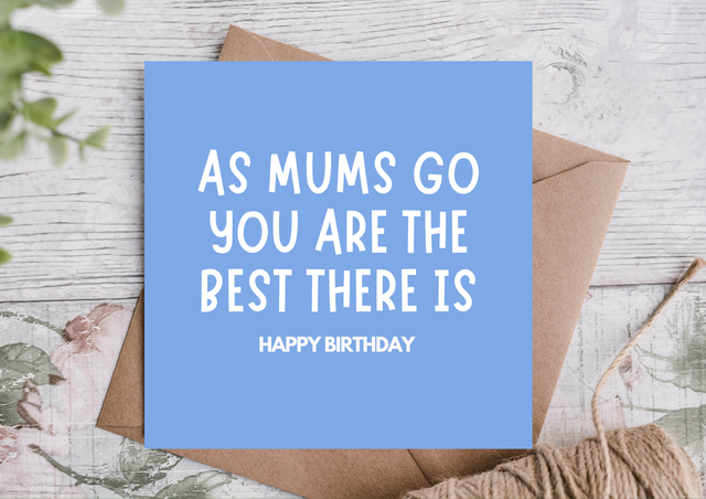Birthday Card for Mum