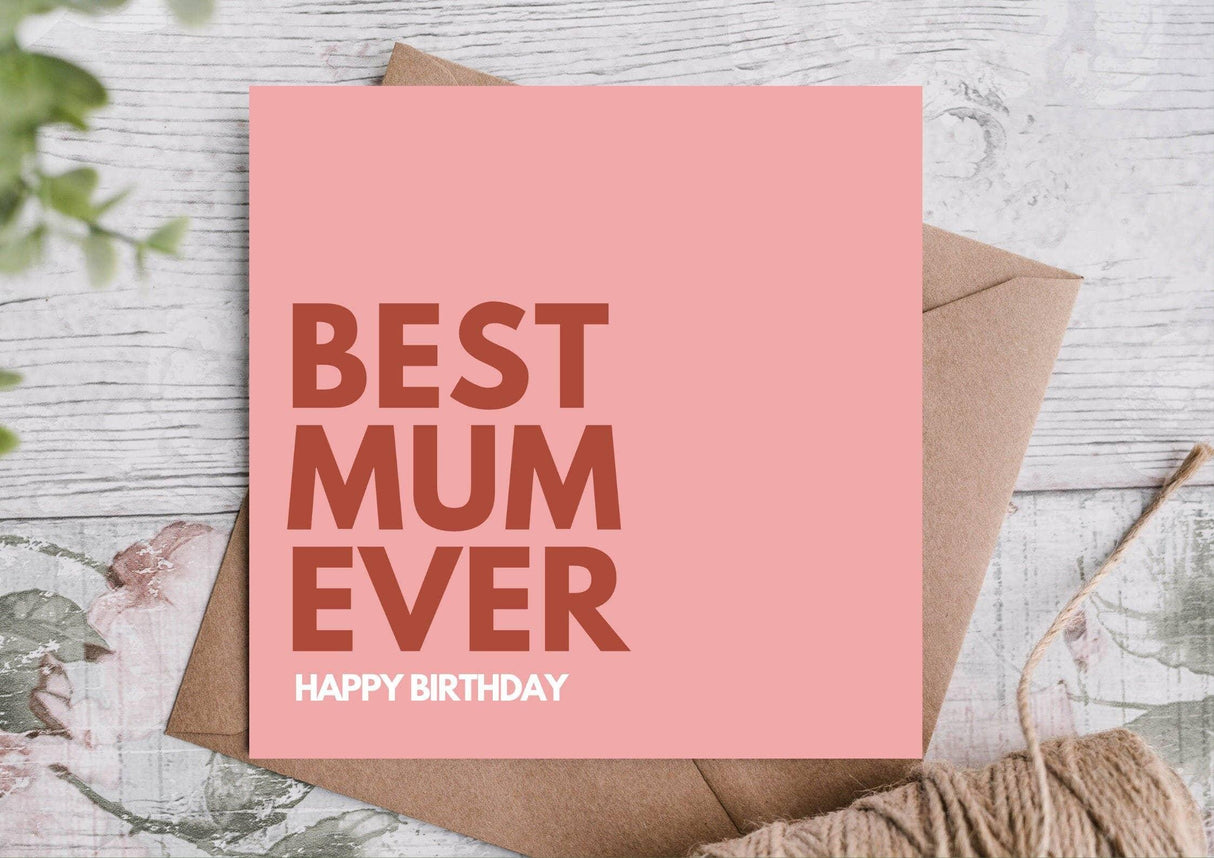 Birthday Card For Mum - The Blossomist