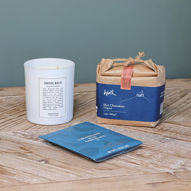 Hot Chocolate and Candle Gift Set - The Blossomist