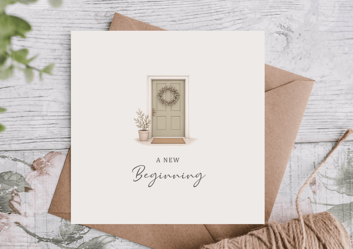 A New Beginning New Home Card - Greetings Card - The Blossomist