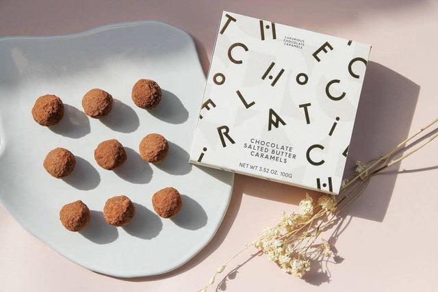The Chocolatier Salted Butter Caramel Truffles - The Blossomist