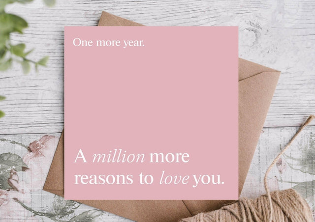 Anniversary Card - Greetings Card - The Blossomist