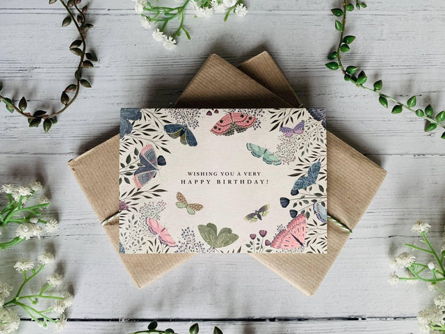 Butterfly Birthday Card - Greetings Card - The Blossomist