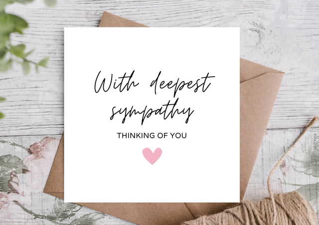 Sympathy Card / Bereavement Card