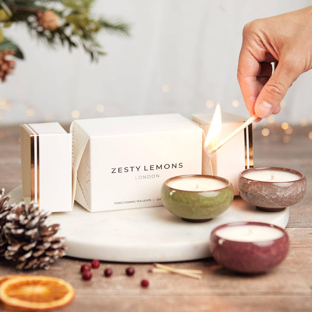 Kiln: Tea Light Cracker - Christmas Spice - The Blossomist