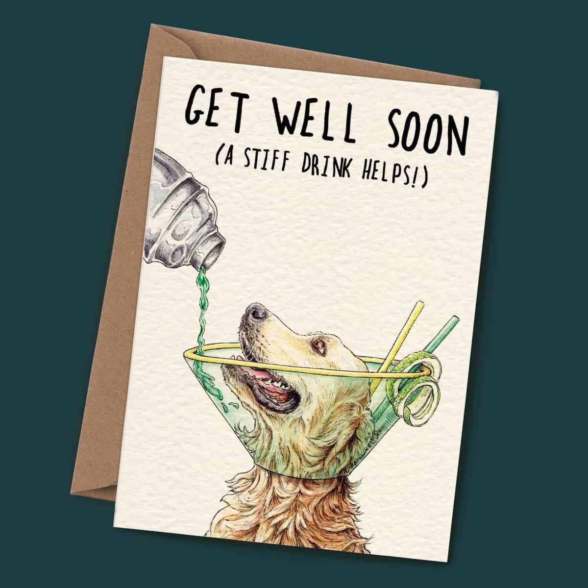 Get Well Soon Card - Greetings Card - The Blossomist