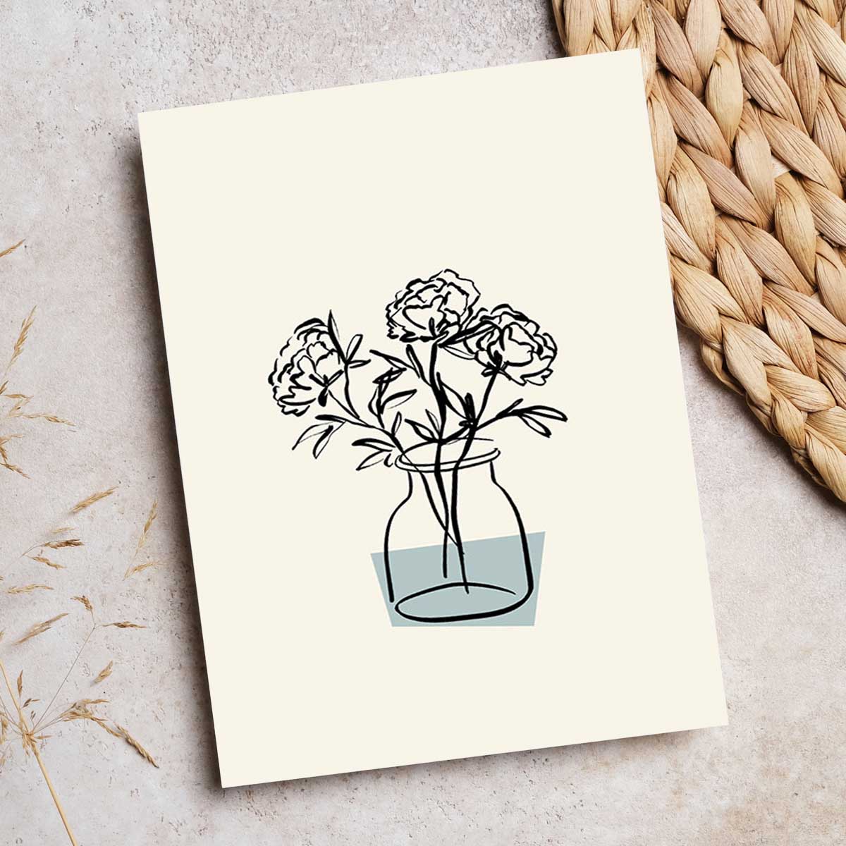 Hydrangea Card - The Blossomist