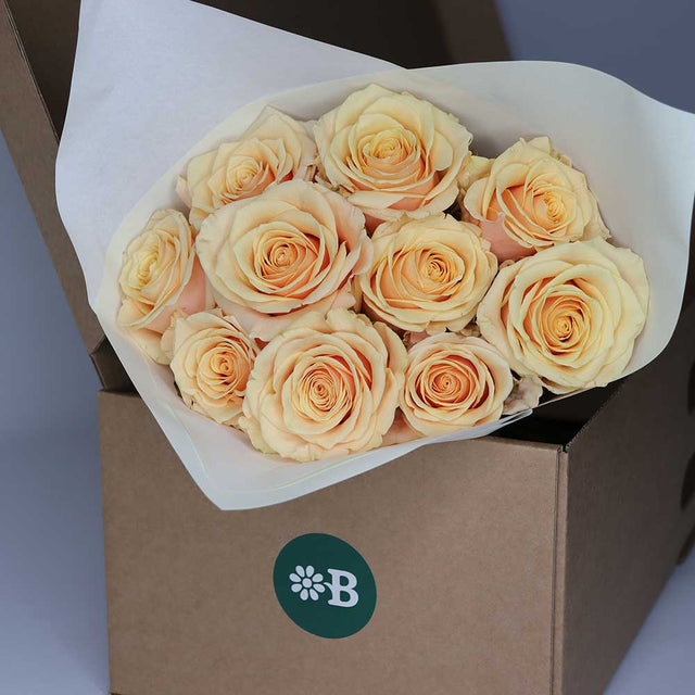 Peach Avalanche Rose Bouquet