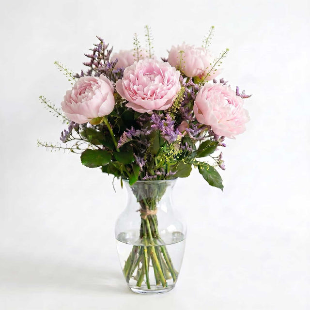 Pink Peony Letterbox Flowers