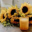 Sunflowers, Solidago with Candle Bundle - The Blossomist