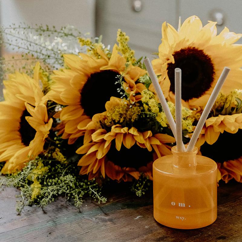 Sunflowers, Solidago with Diffuser Bundle - The Blossomist