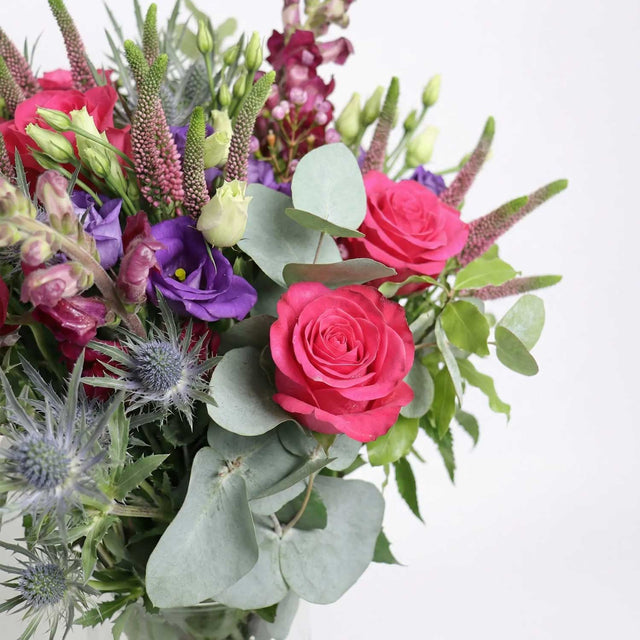 The Hot Pink Rose Bouquet