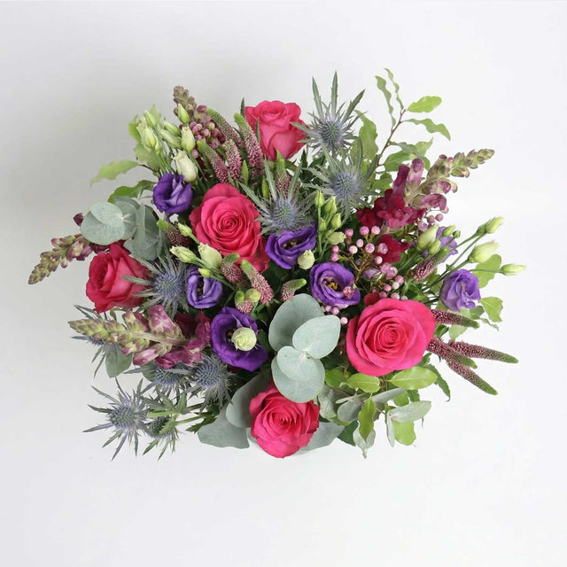 The Hot Pink Rose Bouquet - Flower Bouquet - The Blossomist