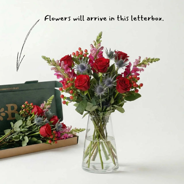 The Red Letterbox Flowers - Flower Bouquet - The Blossomist