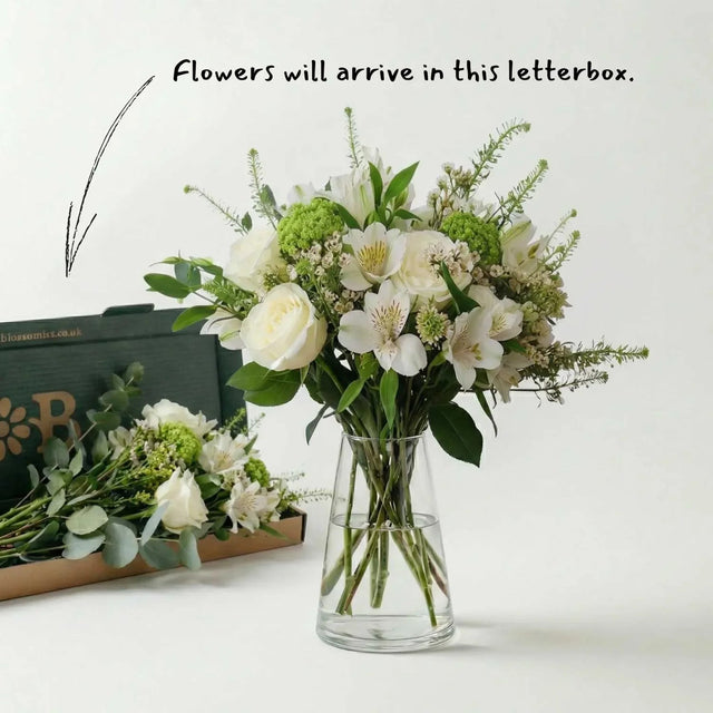 Thinking of You Letterbox Flowers and Sympathy Card - Bundle - The Blossomist