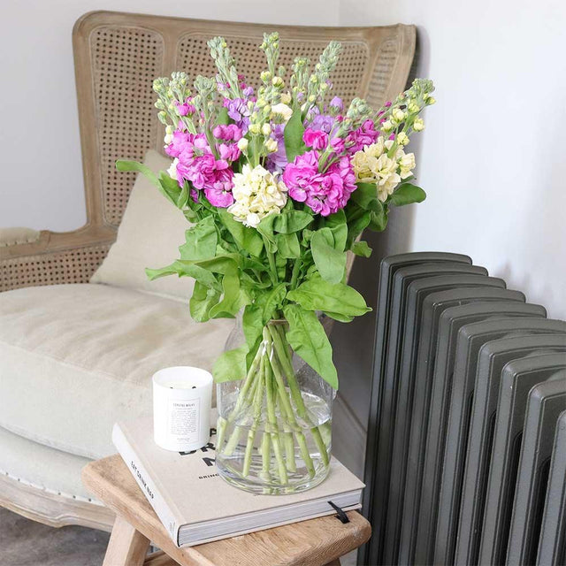 Scented British Stock Bouquet - The Blossomist