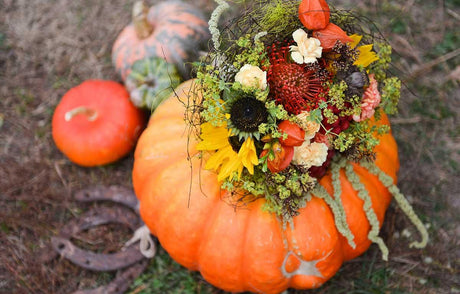 How to Make a Pumpkin Flower Vase