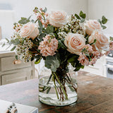 Luxury Roses, Waxflower and Stocks Bouquet