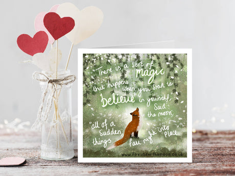 "Believe" Congratulations Card | Encouragement Card