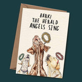 Bark Angels Card | Christmas Card | Dog Themed Christmas Card