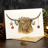 Highland Cow Card | Christmas Card