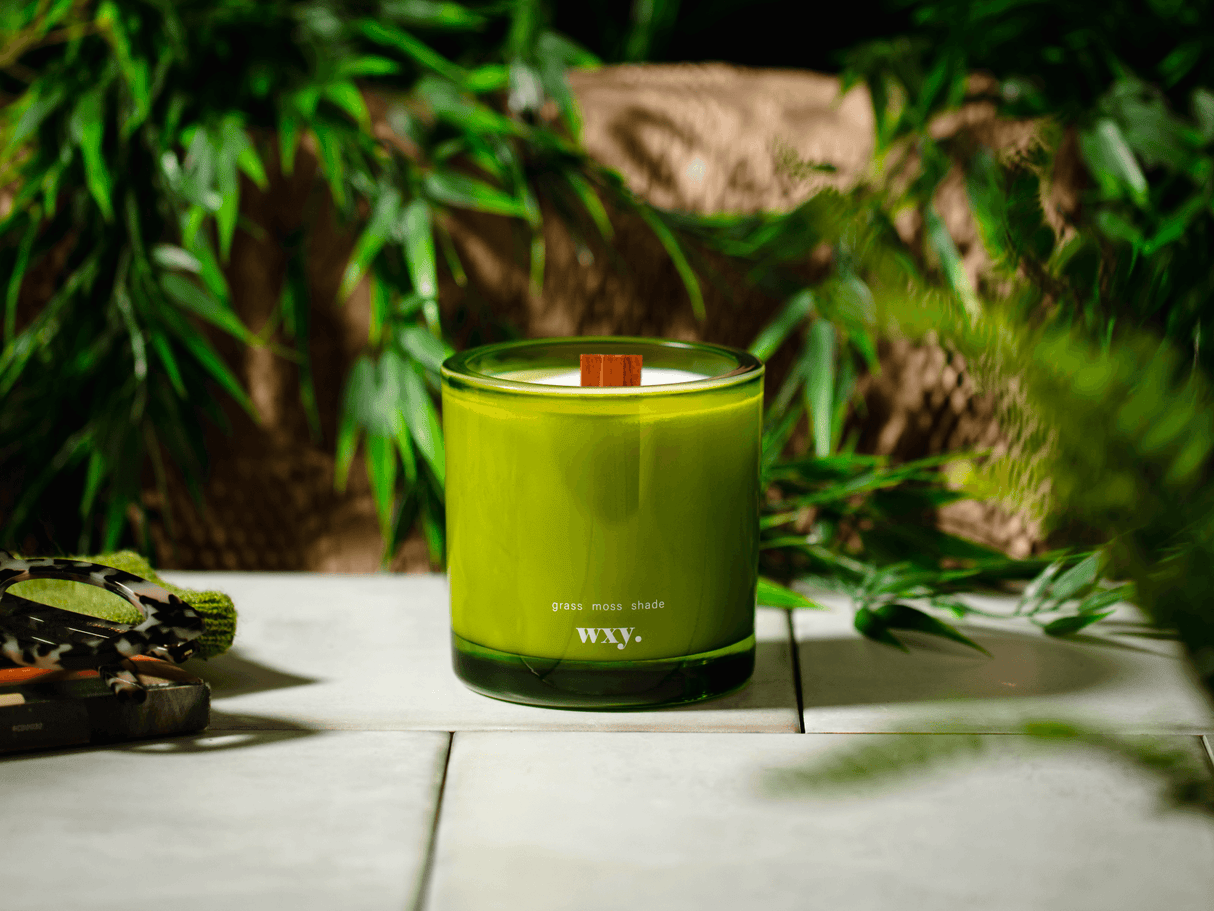 12.5oz candle - Grass Moss