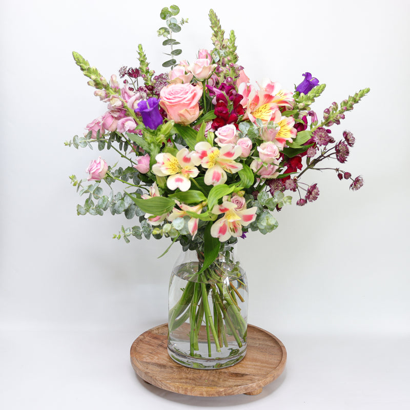 Roses, Snapdragons, Alstroemeria and Campanula