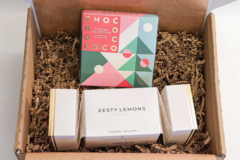 Zesty Lemons Christmas Spice Candles and Chocolates