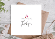 A Little Card to Say Thank You Greeting Card - Greetings Card - The Blossomist
