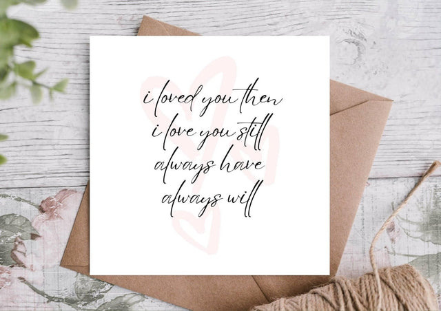 Anniversary Card - Greetings Card - The Blossomist