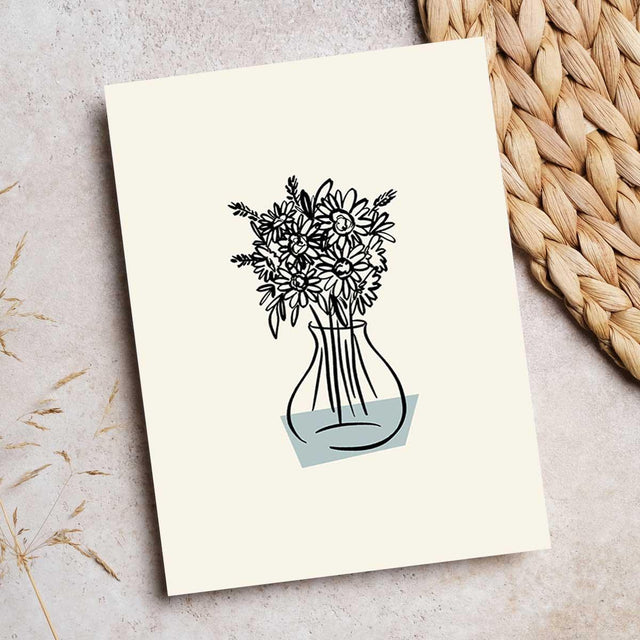 Aster Card - Greetings Card - The Blossomist