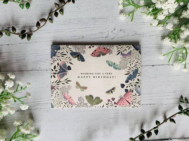 Butterfly Birthday Card - Greetings Card - The Blossomist