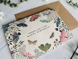 Butterfly Birthday Card - Greetings Card - The Blossomist