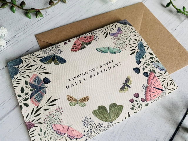 Butterfly Birthday Card - Greetings Card - The Blossomist