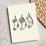 Christmas Stocking Card - Greetings Card - The Blossomist