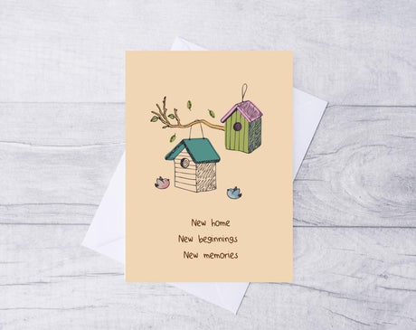 Cute New Home Card - Greetings Card - The Blossomist