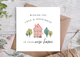 Love and Happiness New Home Card