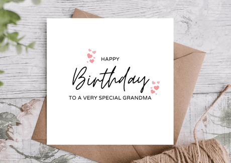 Grandma Birthday Card - Greetings Card - The Blossomist