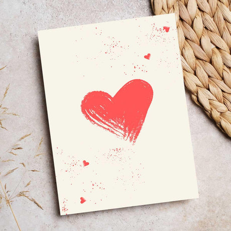 Heart Card - Greetings Card - The Blossomist