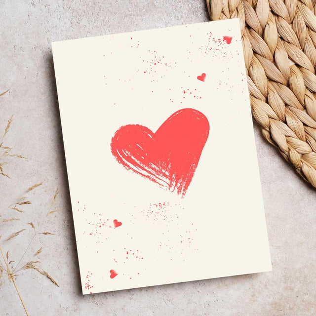 Heart Card - Greetings Card - The Blossomist