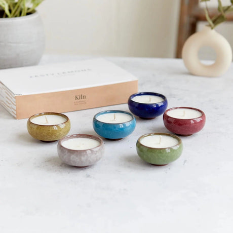 Kiln Tea Lights (Box of 6) - Cedar Wood and Juniper - Candle - The Blossomist