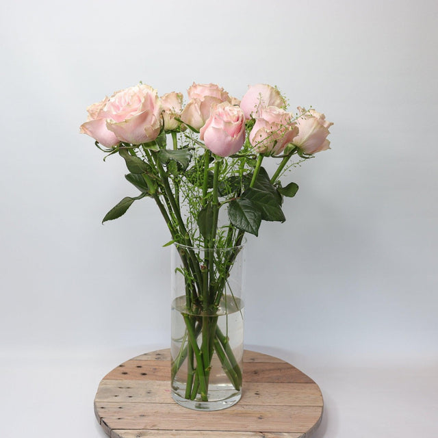 Letterbox Pink Roses - Flower Bouquet - The Blossomist